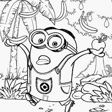 Minionki kolorowanki